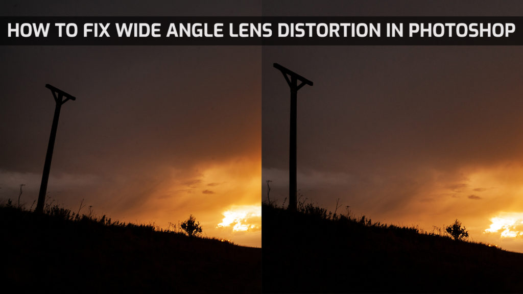 How to correct wide angle lens distortion