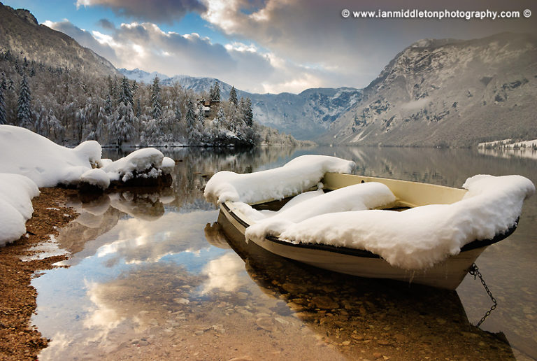 Lake Bohinj in Winter, Slovenia