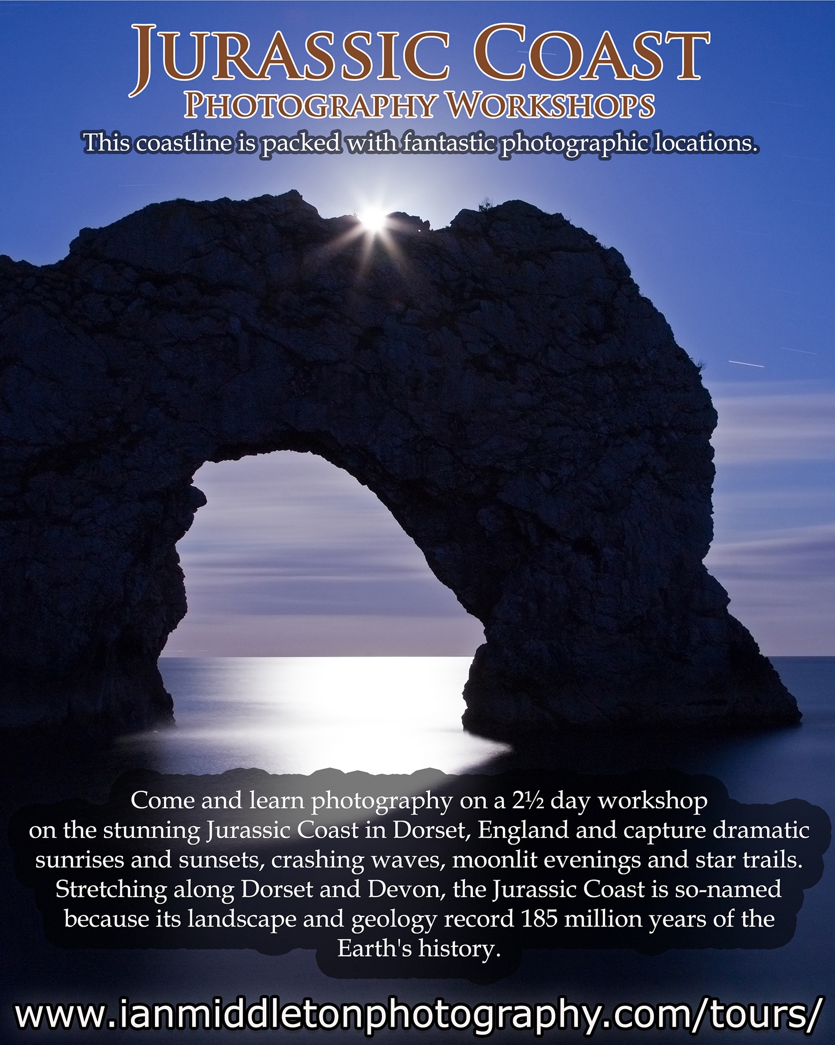 I run regular weekend workshops on the Jurassic Coast. Click here for more details on how to join