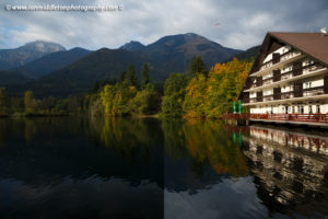 What does a polarizing filter do to water? Here is an example of the difference when applied