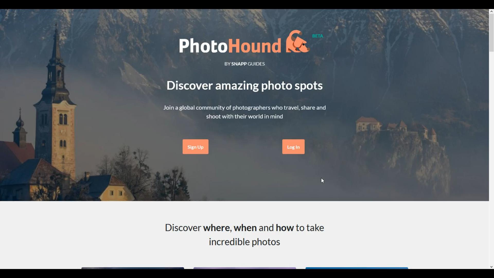 Photohound website