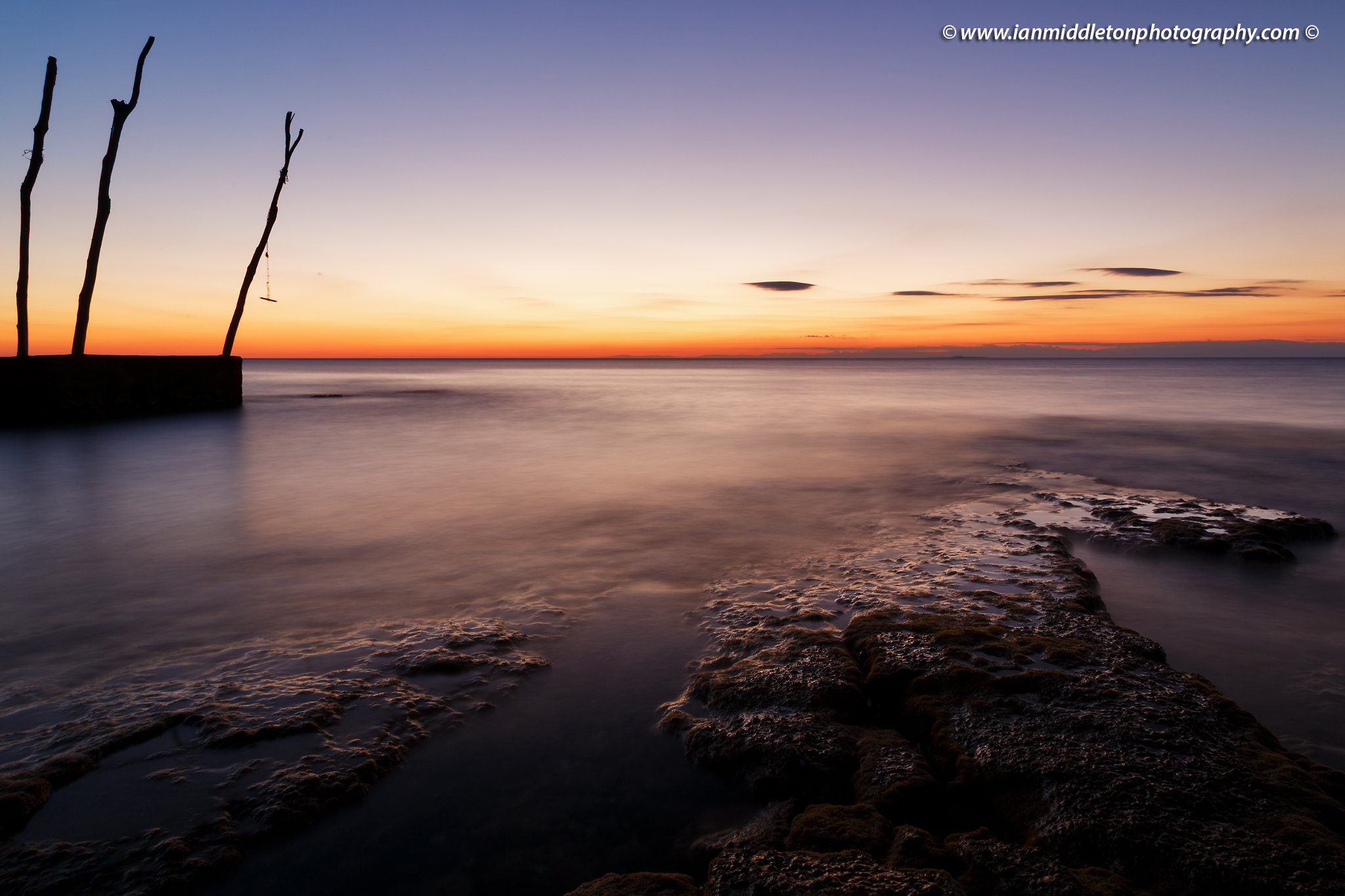 Sunset at basanija, near Savudrija, Istria Coast, Croatia.