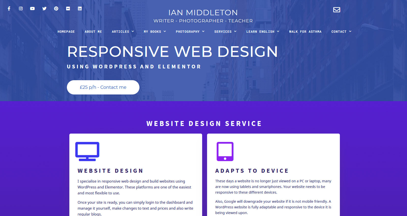 Responsive web design service