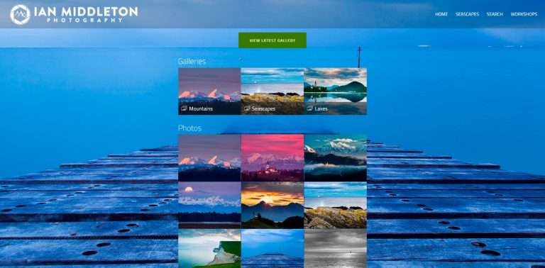 Smugmug website example