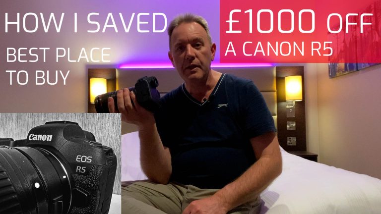 How I saved over £1000 on a Canon EOS R5 camera.