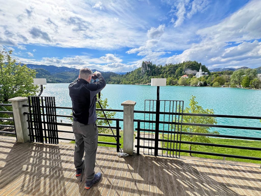 Lake Bled with my workshop group