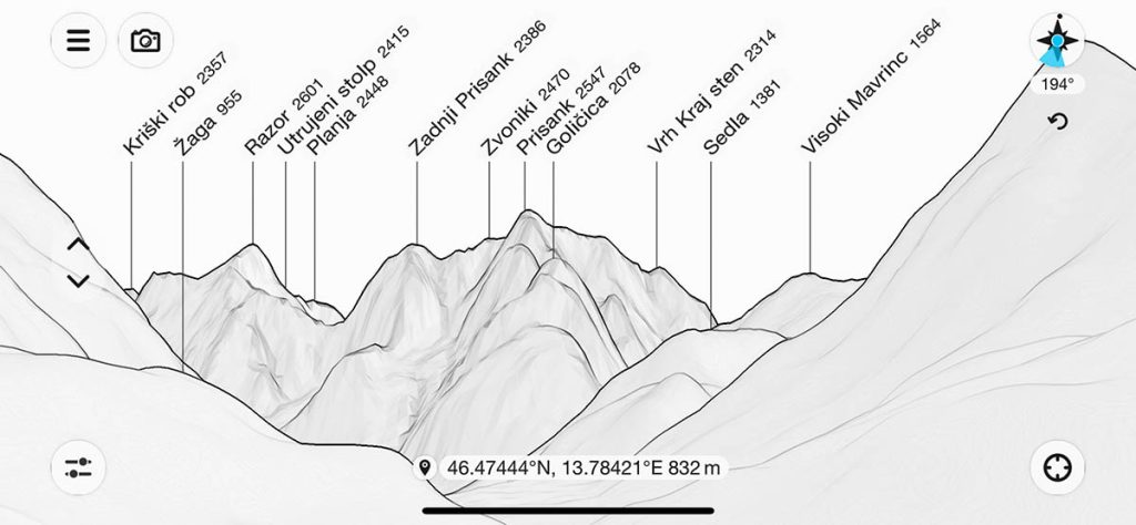 Julian Alps Mountains in Slovenia