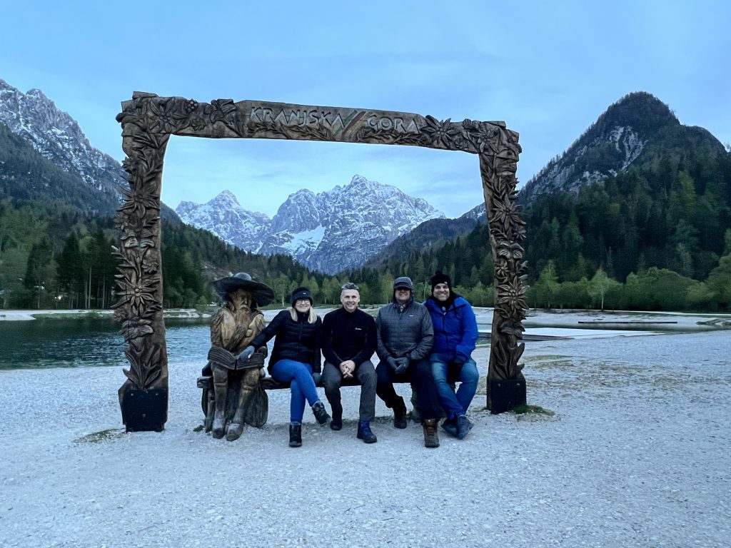 My workshop group at Lake Jasna