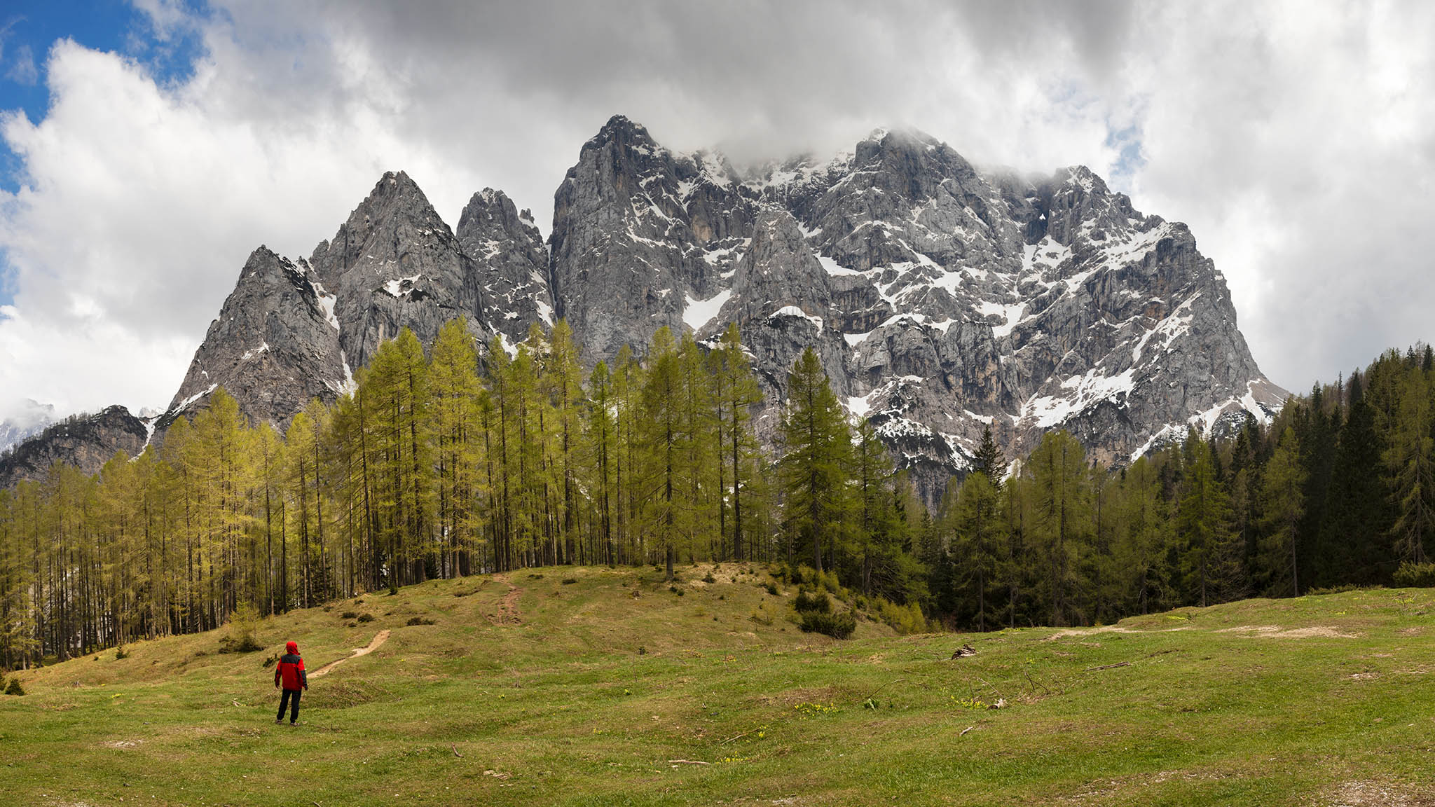 Stitched Panorama of Mt Prisank wall