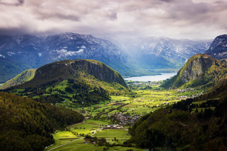 Srednja Vas in the Bohinj Valley, Slovenia