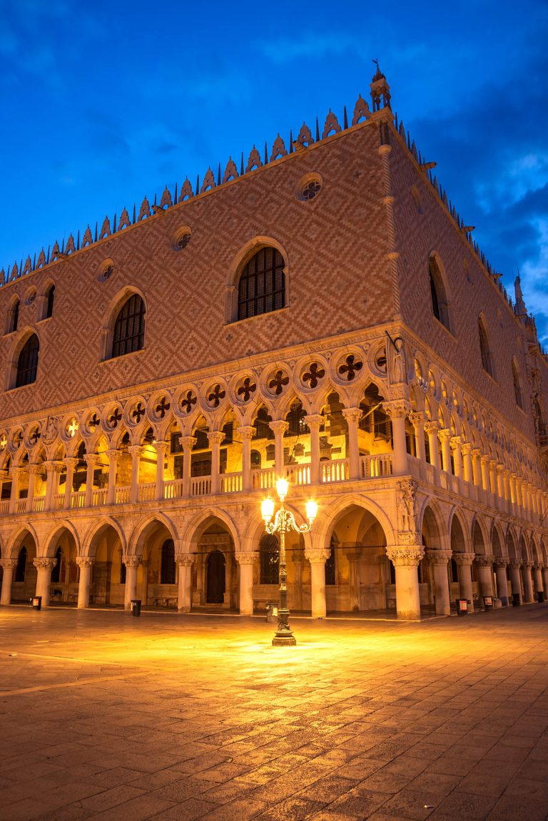 Doge's Palace (Palazzo Ducale) at dawn, Venice, Italy