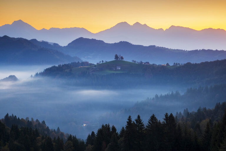 Church of Saint Thomas at sunrise