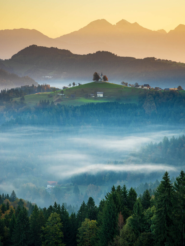 Church of Saint Thomas at sunrise