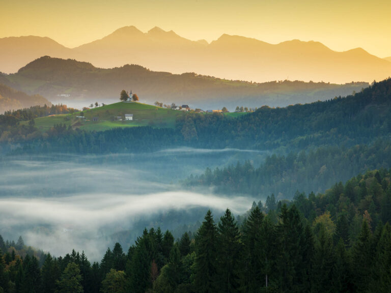 Church of Saint Thomas at sunrise