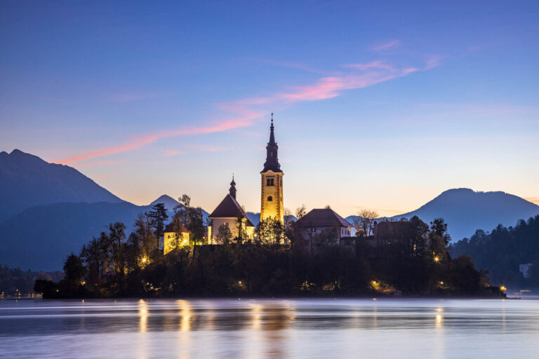 Lake Bled and the Island church