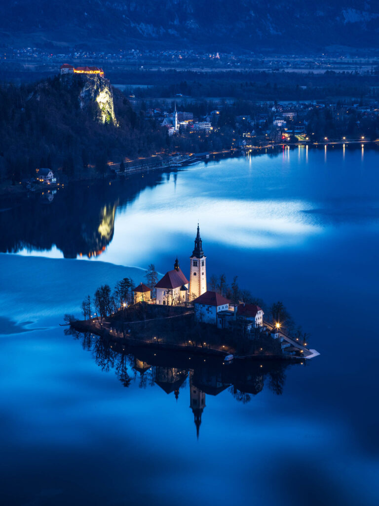 Dawn over Lake Bled