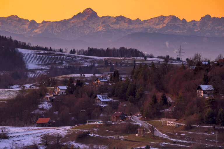 Julian Alps at Sunset