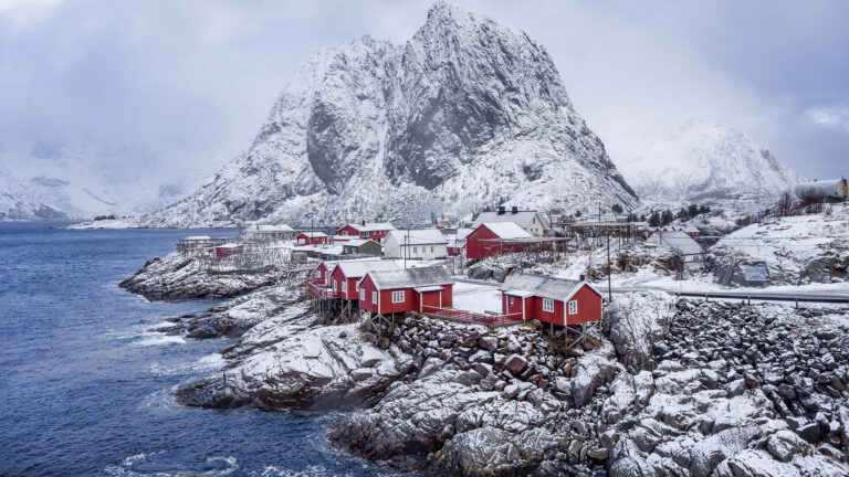 Lofoten in winter by Melvin Nicholson