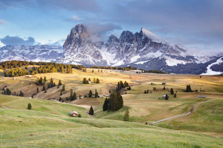 Alpe Di Siusi (Seiser Alm), Dolomites, Italy. The largest high altitude Alpine meadow in Europe, the Alpe di Siusi is in Italy’s South Tyrol. Photo by Julian Elliott