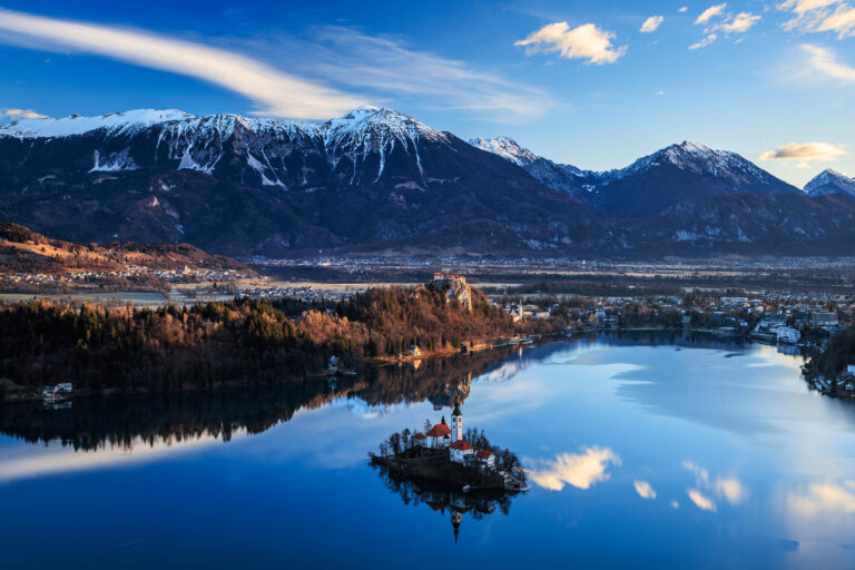 View of Lake Bled from Mala Osojnica