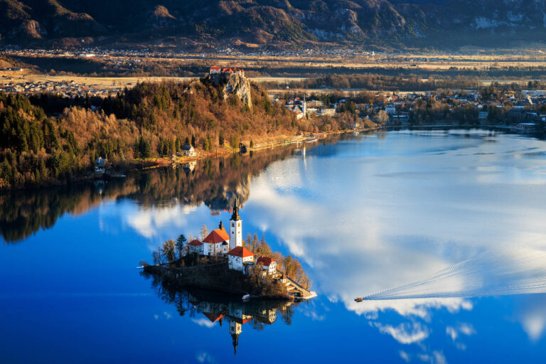 View of Lake Bled from Mala Osojnica