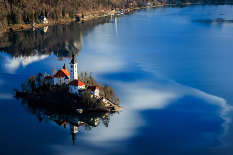 View of Lake Bled from Mala Osojnica