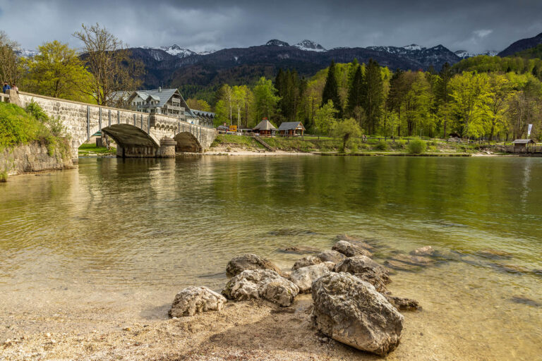 Lake Bohinj bridge