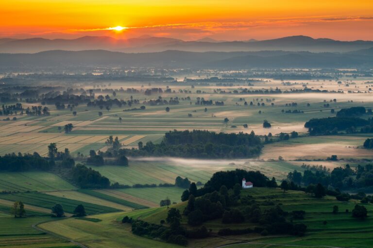 Church of Saint Lawrence at sunrise