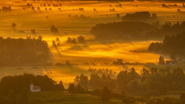 Church of Saint Lawrence at sunrise