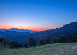 Moon and Venus over Saint Thomas