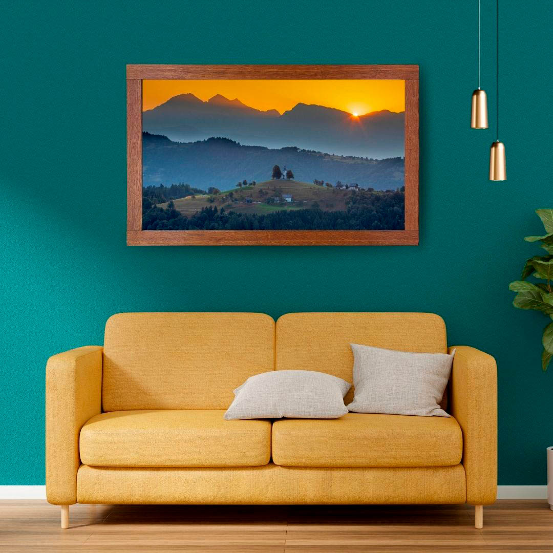 Saint Thomas Church Sunrise - framed print to buy