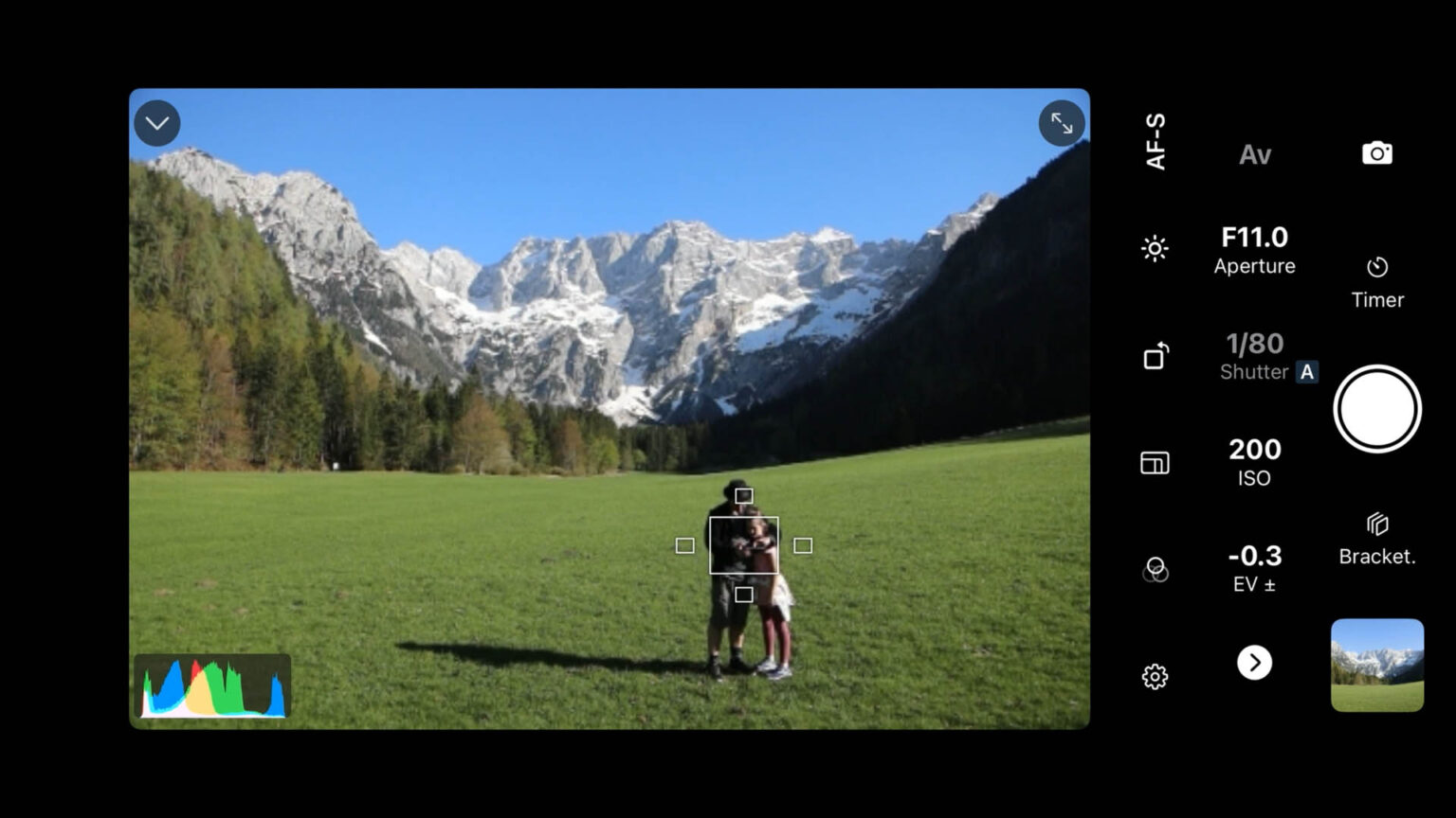 Use Shutter to Tap to Focus on Yourself — Not the Background