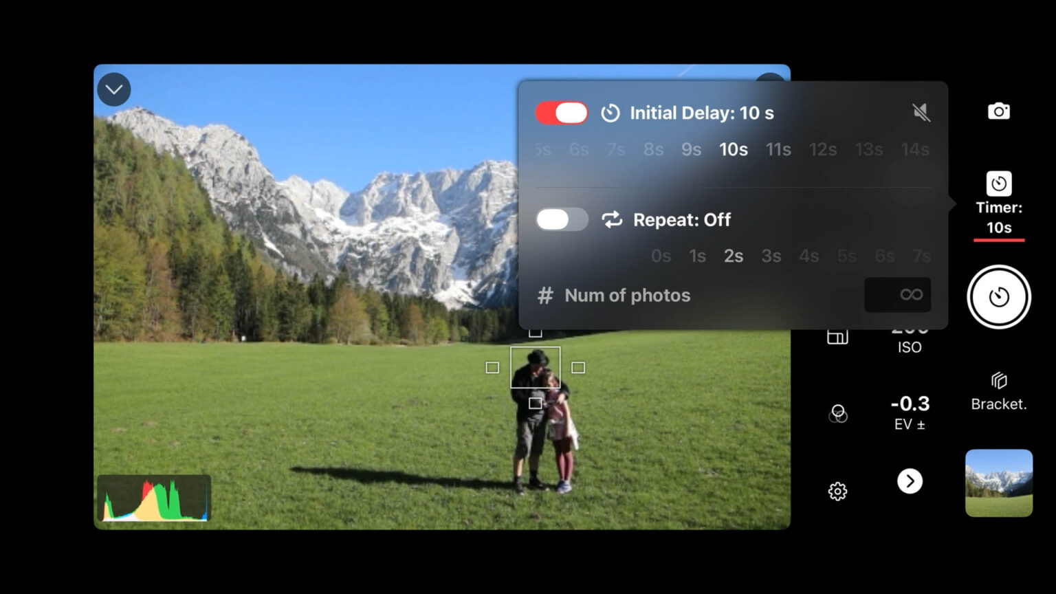Use Shutter to Set Your Own Time Delay So You Can Pose Naturally
